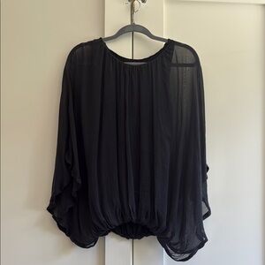 Baci Elegant Black Women's Top